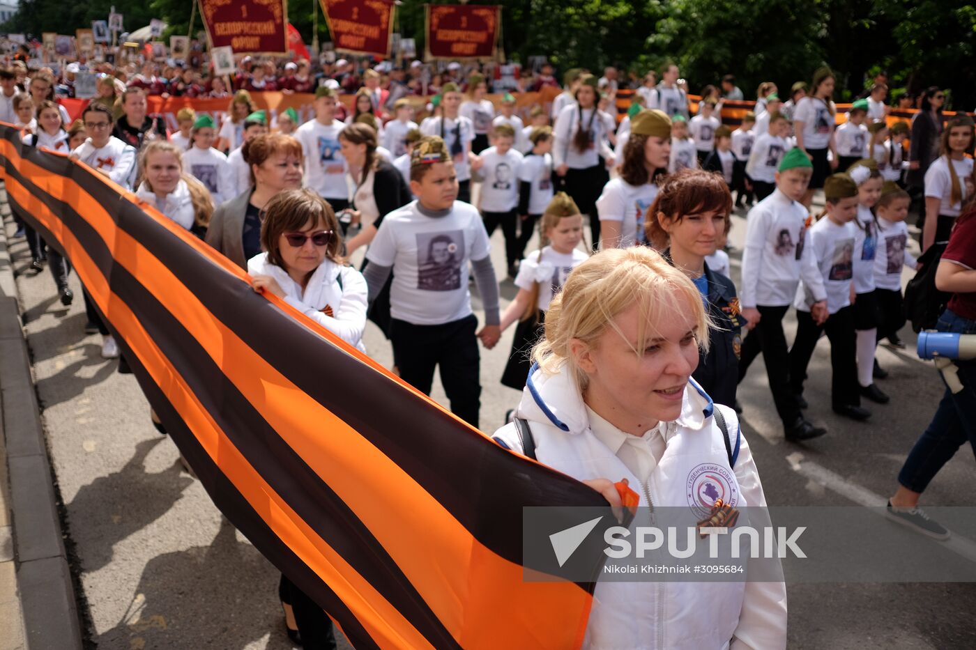 Immortal Regiment march in Russian cities