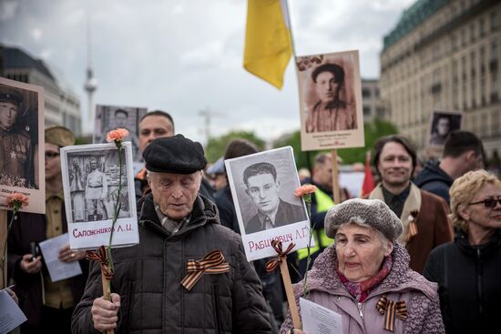 Immortal Regiment march in Lisbon