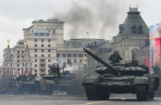Military parade marking 72nd anniversary of Victory in 1941-45 Great Patriotic War