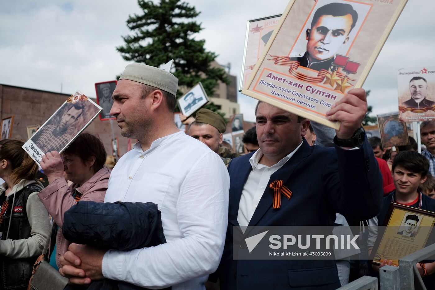Immortal Regiment march in Russian cities