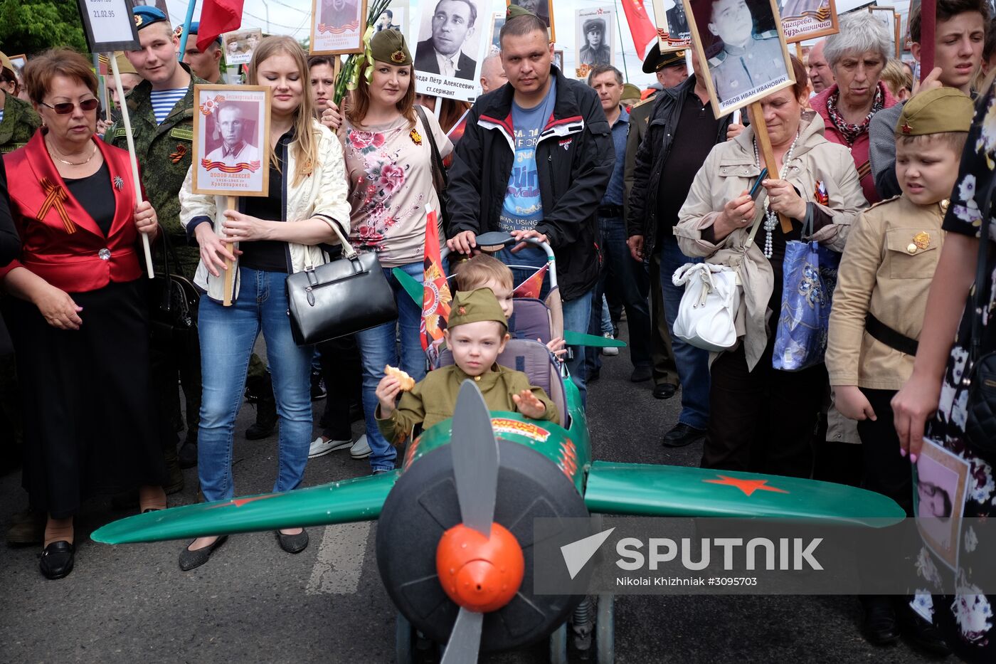 Immortal Regiment march in Russian cities