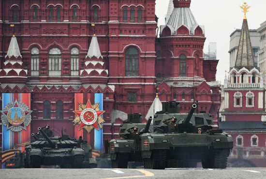 Military parade marking 72nd anniversary of Victory in 1941-45 Great Patriotic War