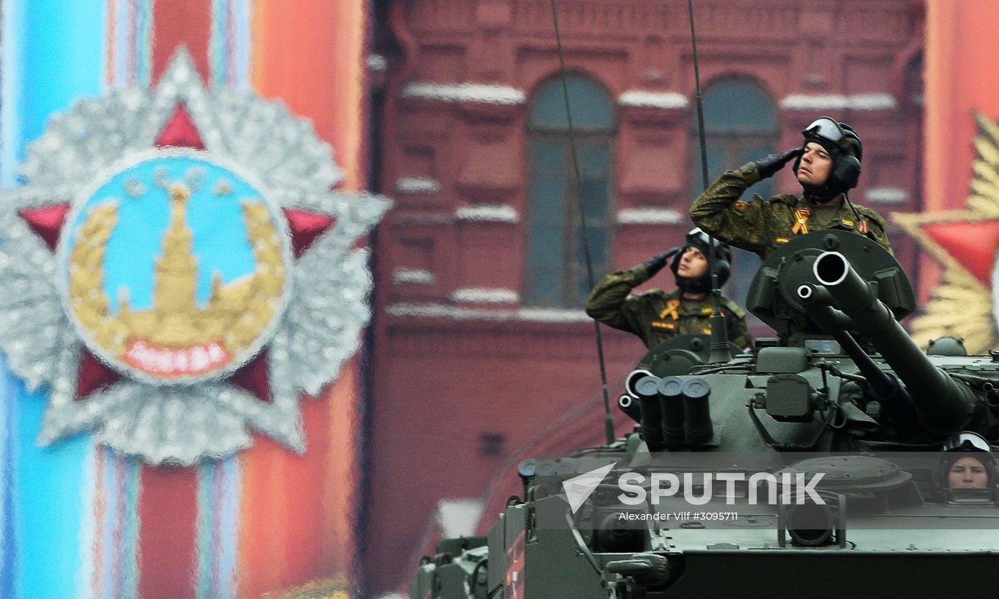 Military parade marking 72nd anniversary of Victory in 1941-45 Great Patriotic War