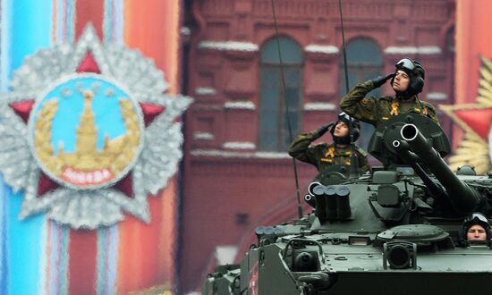 Military parade marking 72nd anniversary of Victory in 1941-45 Great Patriotic War