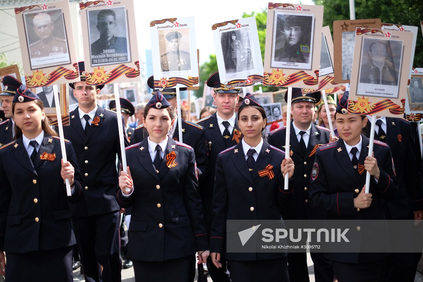 Immortal Regiment march in Russian cities