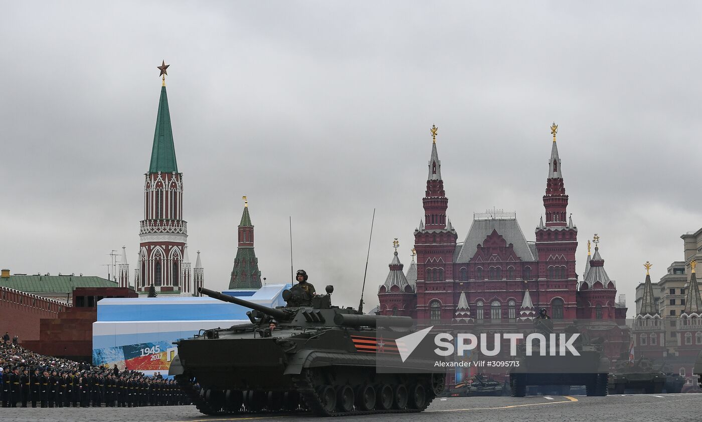 Military parade marking 72nd anniversary of Victory in 1941-45 Great Patriotic War