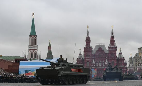 Military parade marking 72nd anniversary of Victory in 1941-45 Great Patriotic War
