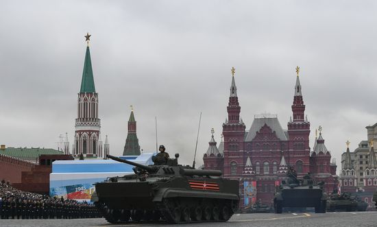 Military parade marking 72nd anniversary of Victory in 1941-45 Great Patriotic War