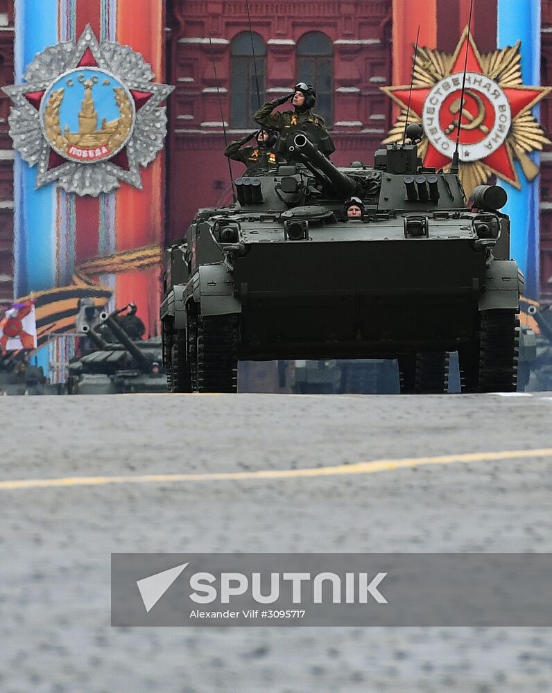 Military parade marking 72nd anniversary of Victory in 1941-45 Great Patriotic War