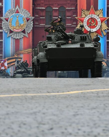 Military parade marking 72nd anniversary of Victory in 1941-45 Great Patriotic War