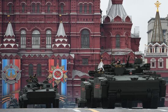 Military parade marking 72nd anniversary of Victory in 1941-45 Great Patriotic War