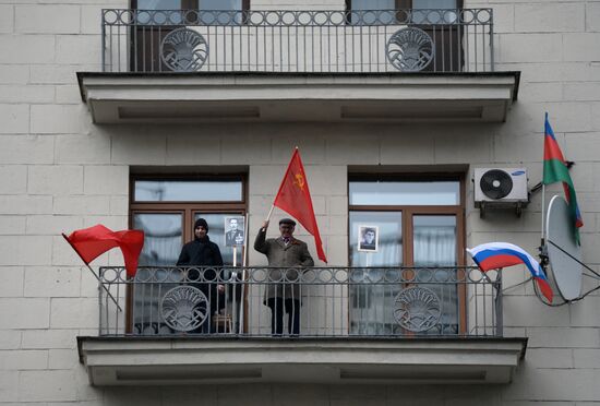 Immortal Regiment march in Moscow