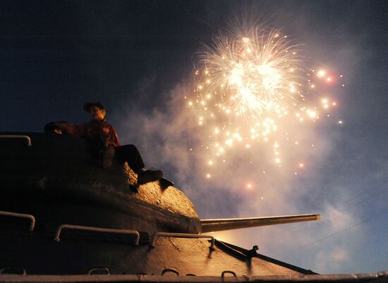 Victory Day celebrations in Russian cities