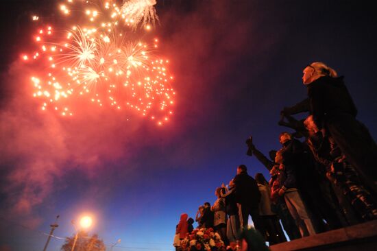 Victory Day celebrations in Russian cities