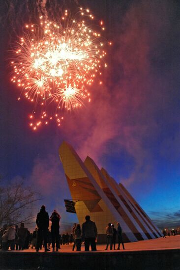 Victory Day celebrations in Russian cities