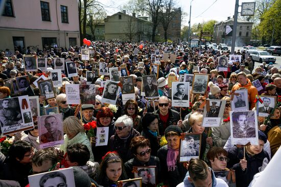 Immortal Regiment march abroad