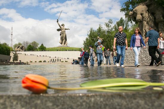 Victory Day celebrations in Russian cities