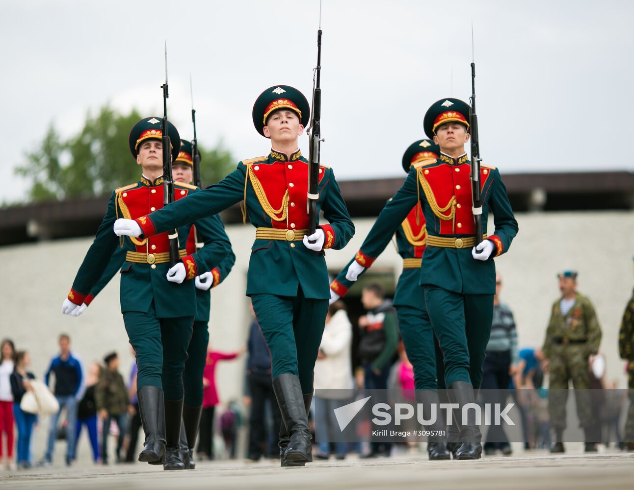 Victory Day celebrations in Russian cities