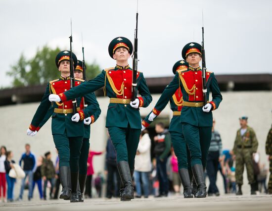 Victory Day celebrations in Russian cities