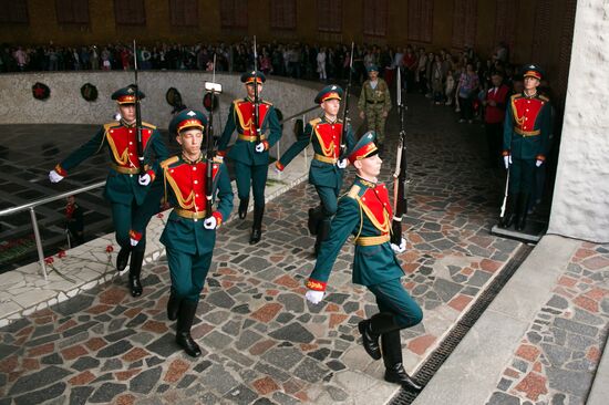 Victory Day celebrations in Russian cities