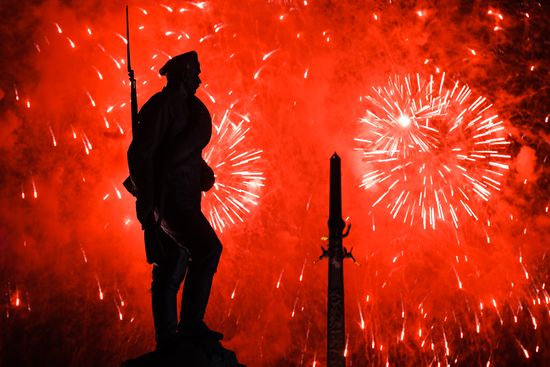 Victory Day fireworks
