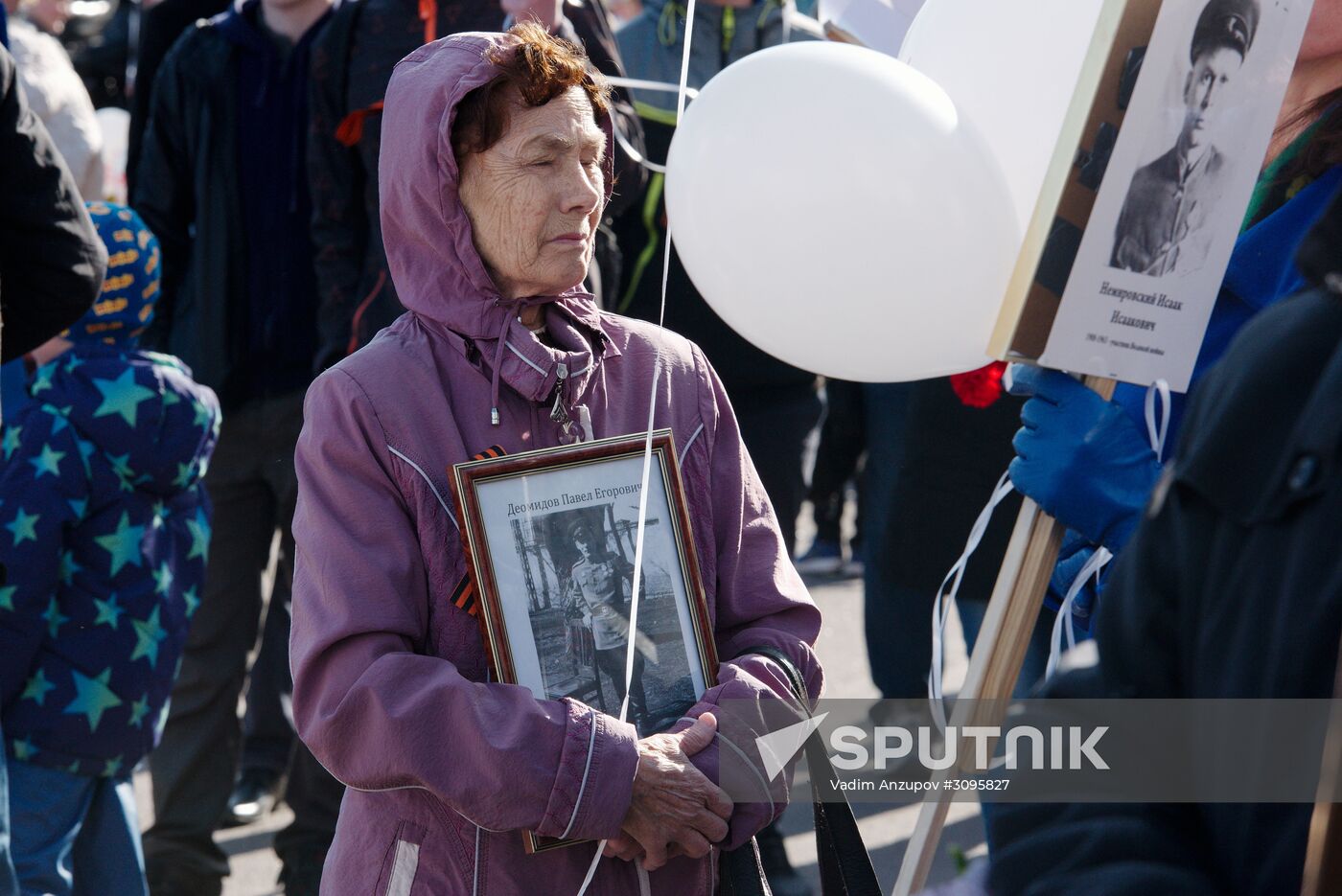 Immortal Regiment march in Europe