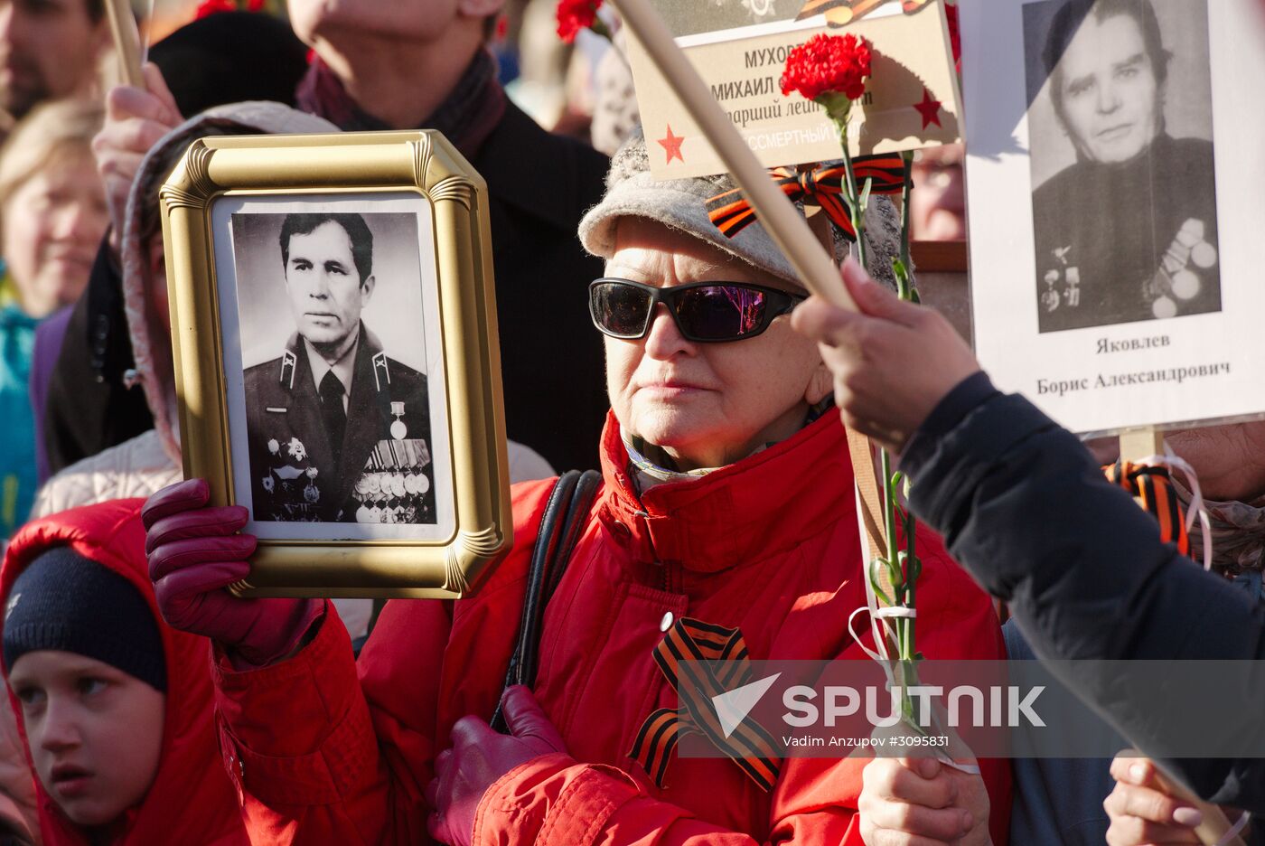 Immortal Regiment march in Europe