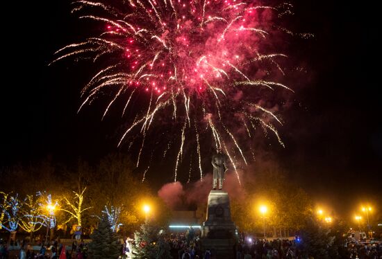 Victory Day celebrations in Russian cities