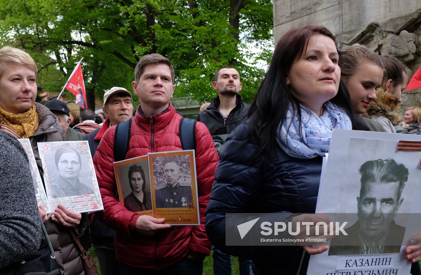 Immortal Regiment march in Europe