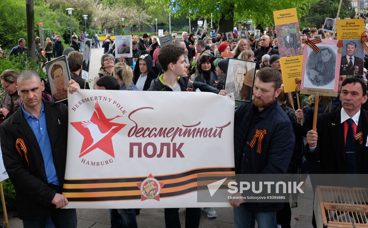 Immortal Regiment march in Europe