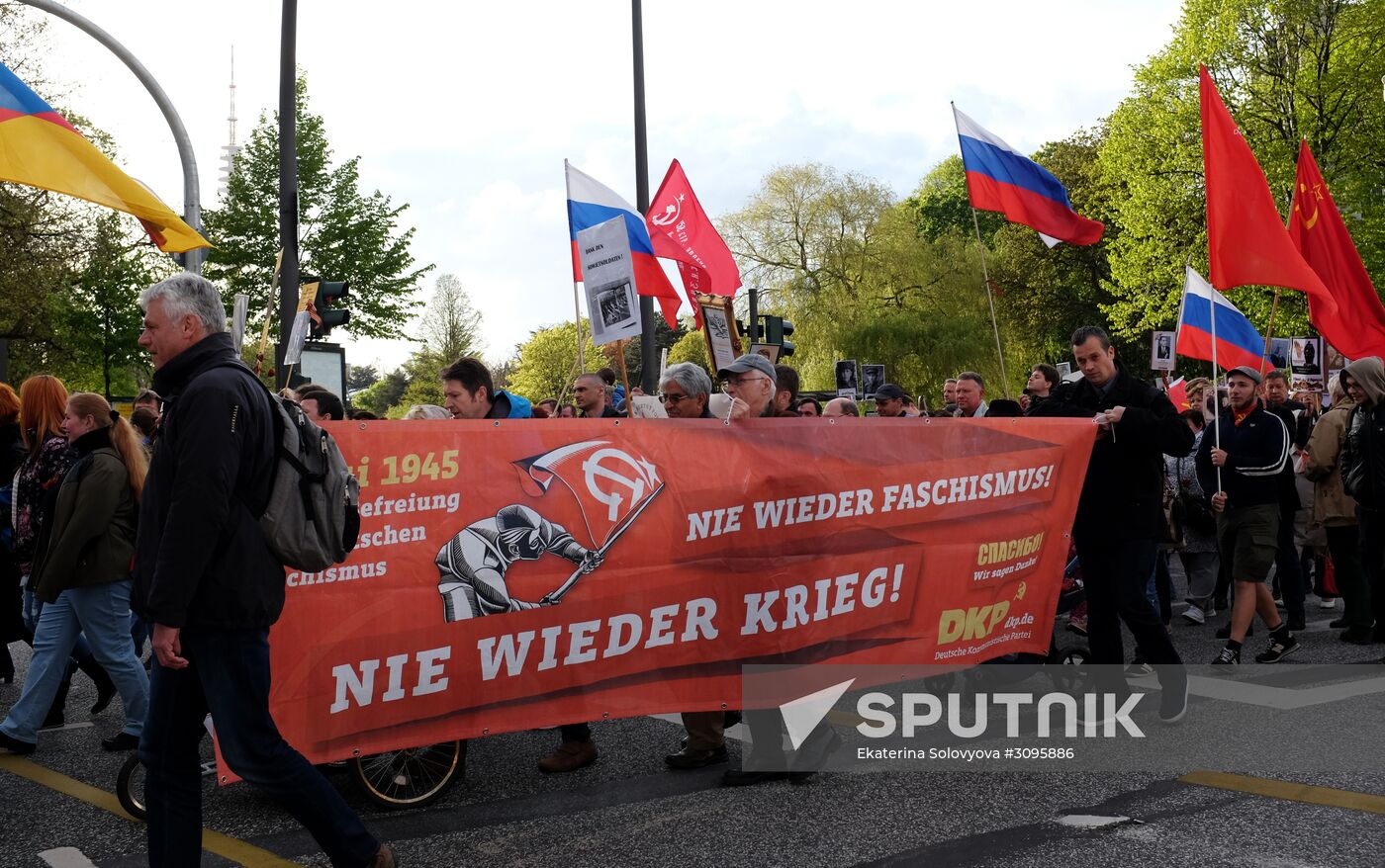 Immortal Regiment march in Europe