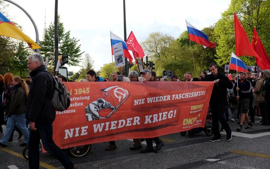 Immortal Regiment march in Europe
