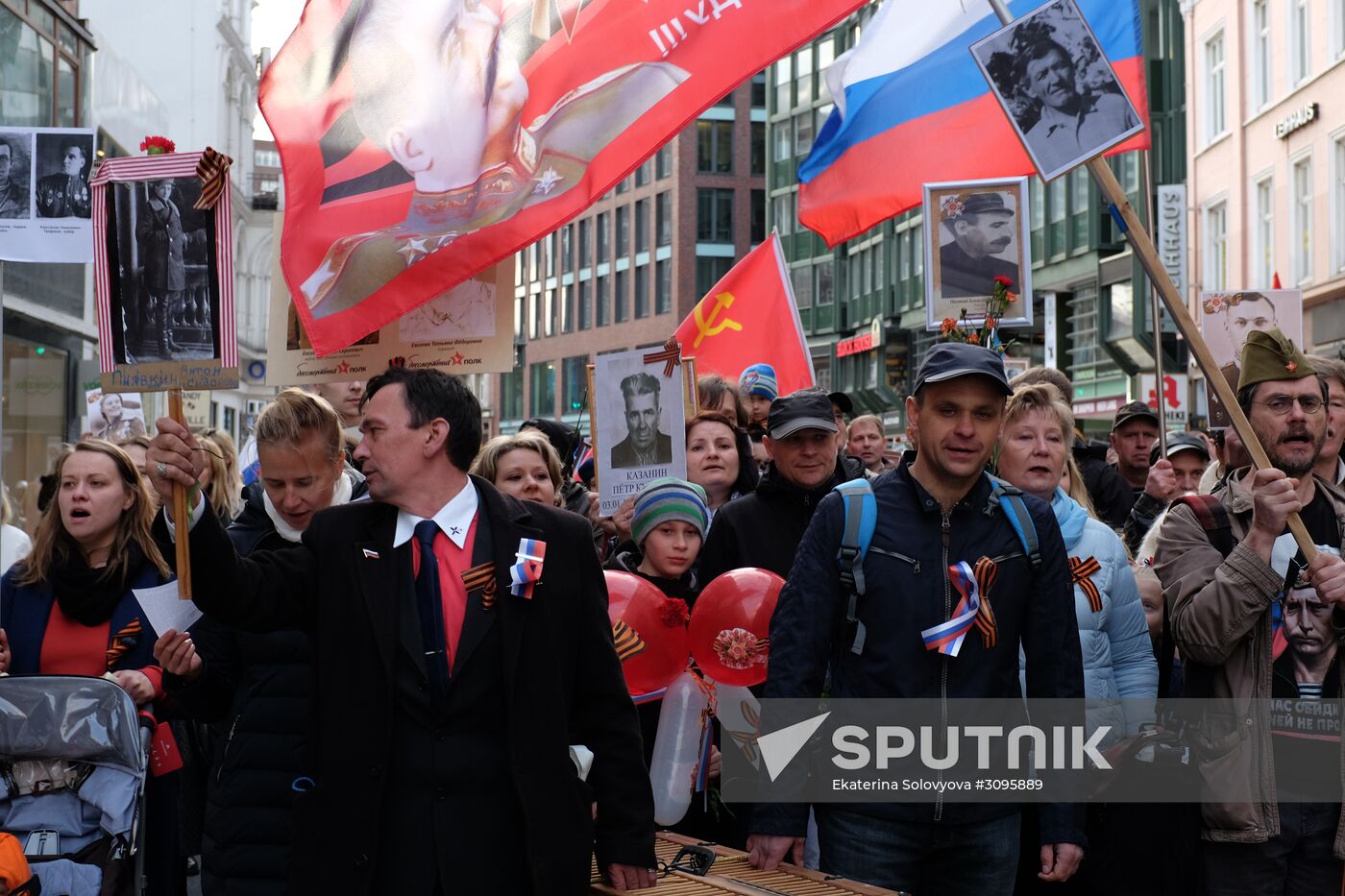 Immortal Regiment march in Europe