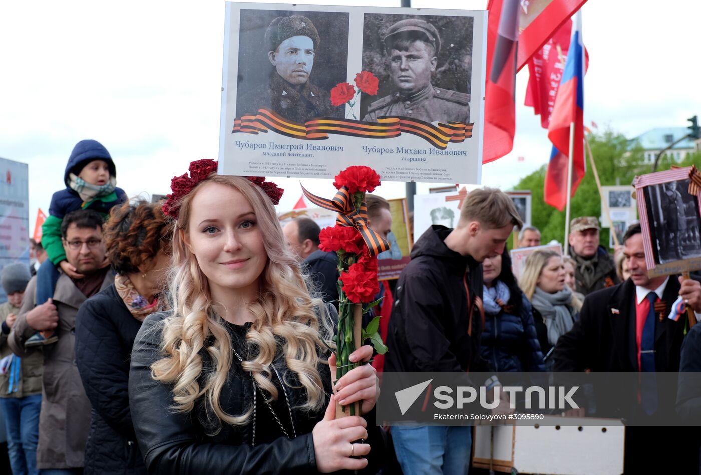 Immortal Regiment march in Europe