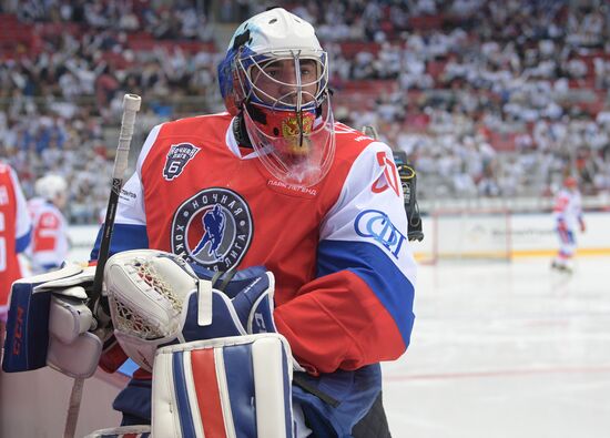 President Vladimir Putin takes part in gala match of Night Hockey League's 6th National Festival