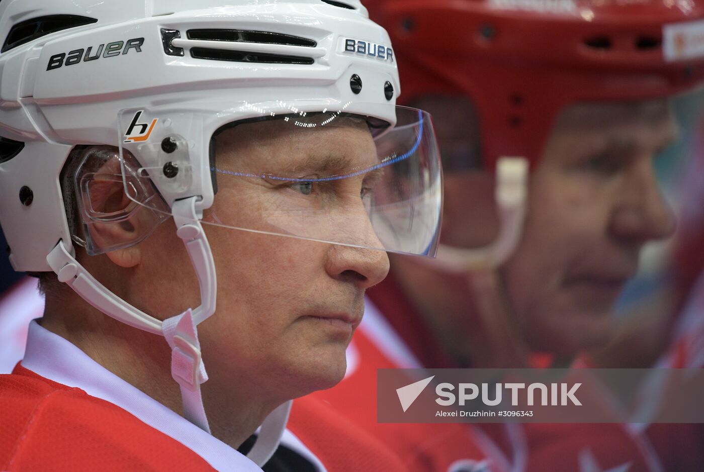 President Vladimir Putin takes part in gala match of Night Hockey League's 6th National Festival
