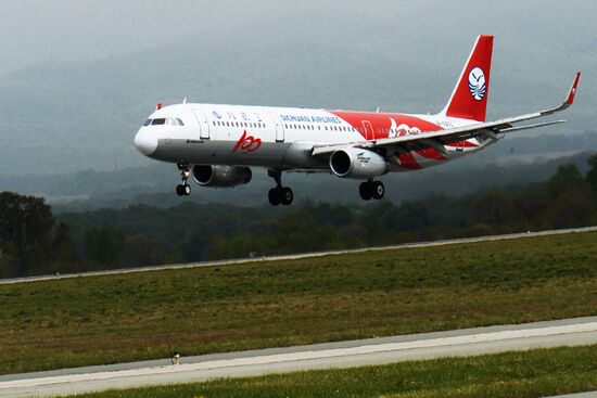 Sichuan Airlines’ first Harbin-Vladivostok flight