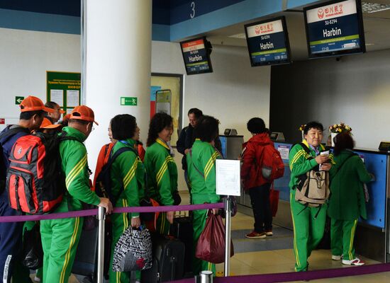 Sichuan Airlines’ first Harbin-Vladivostok flight