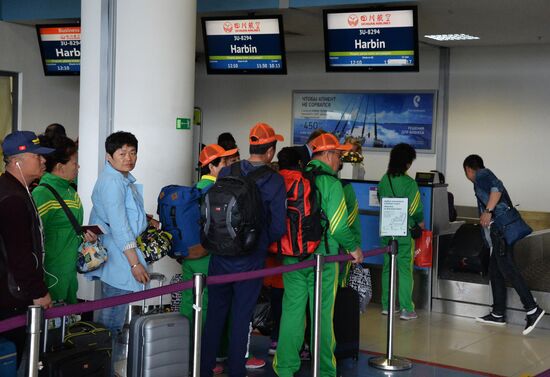Sichuan Airlines’ first Harbin-Vladivostok flight