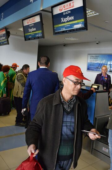 Sichuan Airlines’ first Harbin-Vladivostok flight