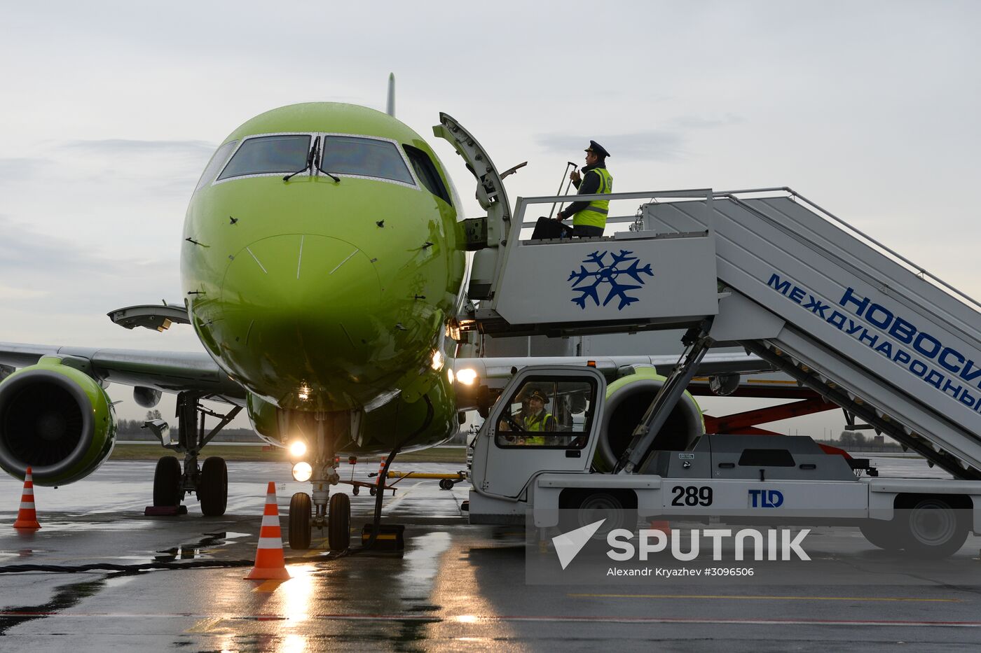 Embraer 170-LR of S7 Airlines in Novosibirsk