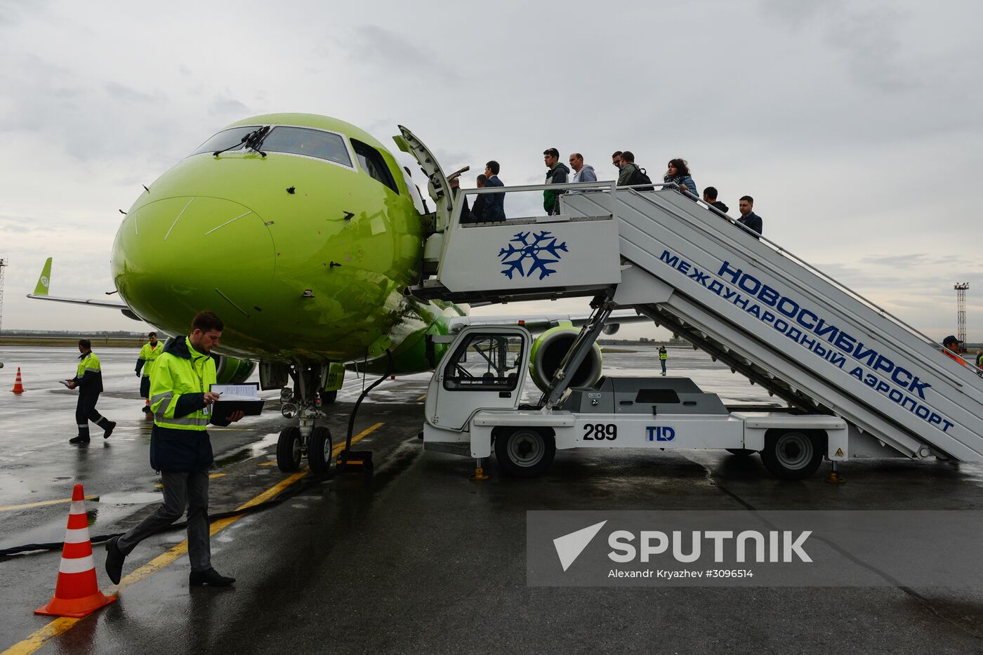Embraer 170-LR of S7 Airlines in Novosibirsk