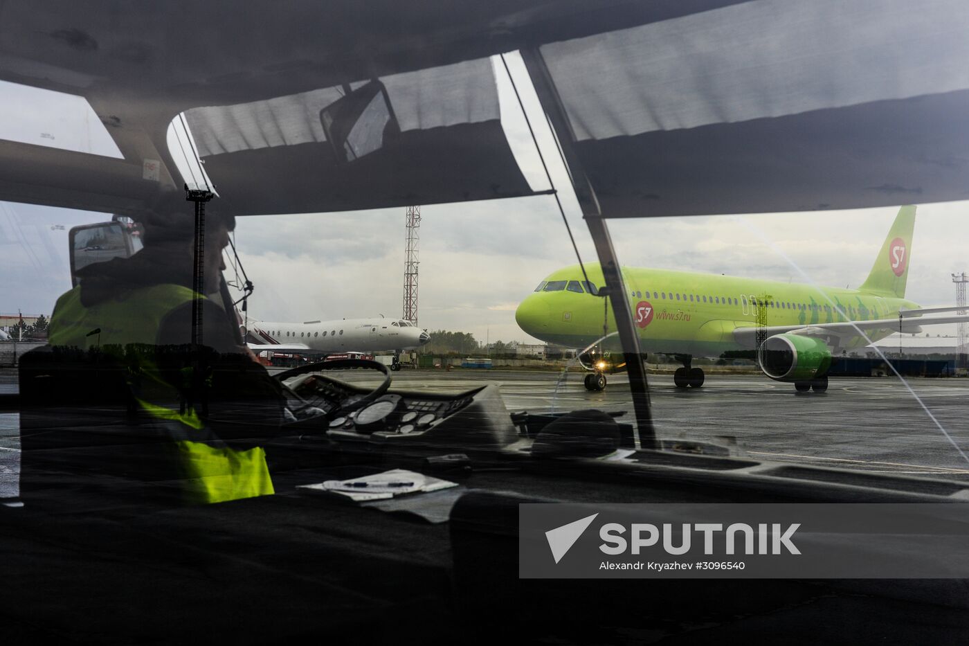 Embraer 170-LR of S7 Airlines in Novosibirsk