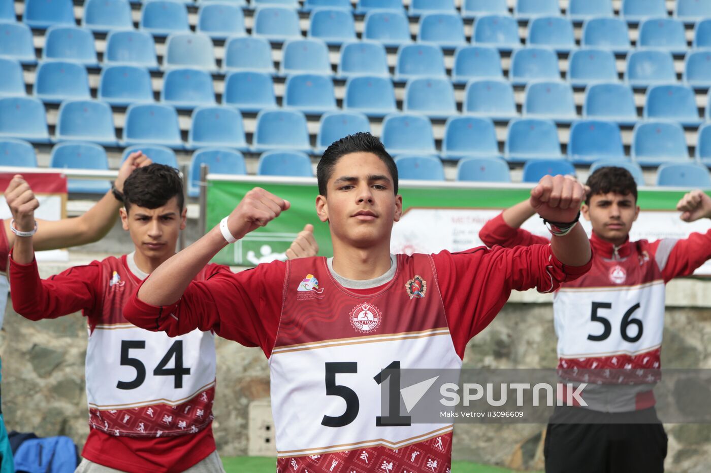 Syrian children on vacation at Artek Children's Center