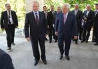 President Putin meets with Palestinian President Mahmoud Abbas