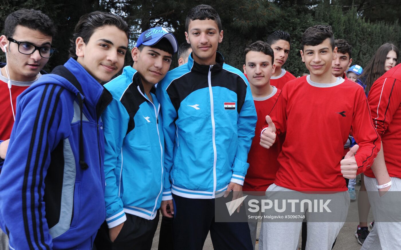Syrian children on vacation at Artek Children's Center