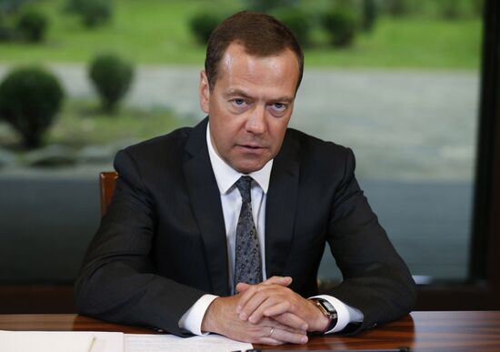 PM Medvedev holds meeting of Board of Trustees of Russian Olympians Foundation