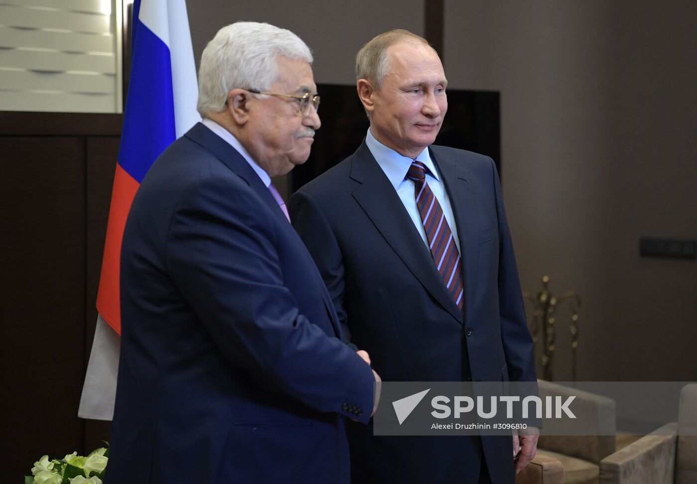President Putin meets with Palestinian President Mahmoud Abbas