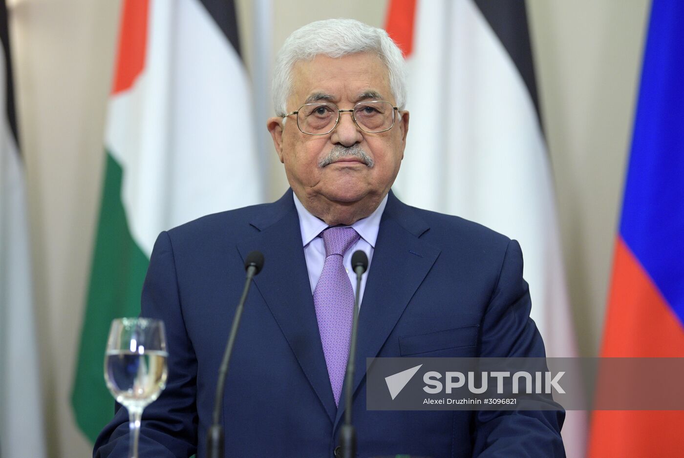President Putin meets with Palestinian President Mahmoud Abbas