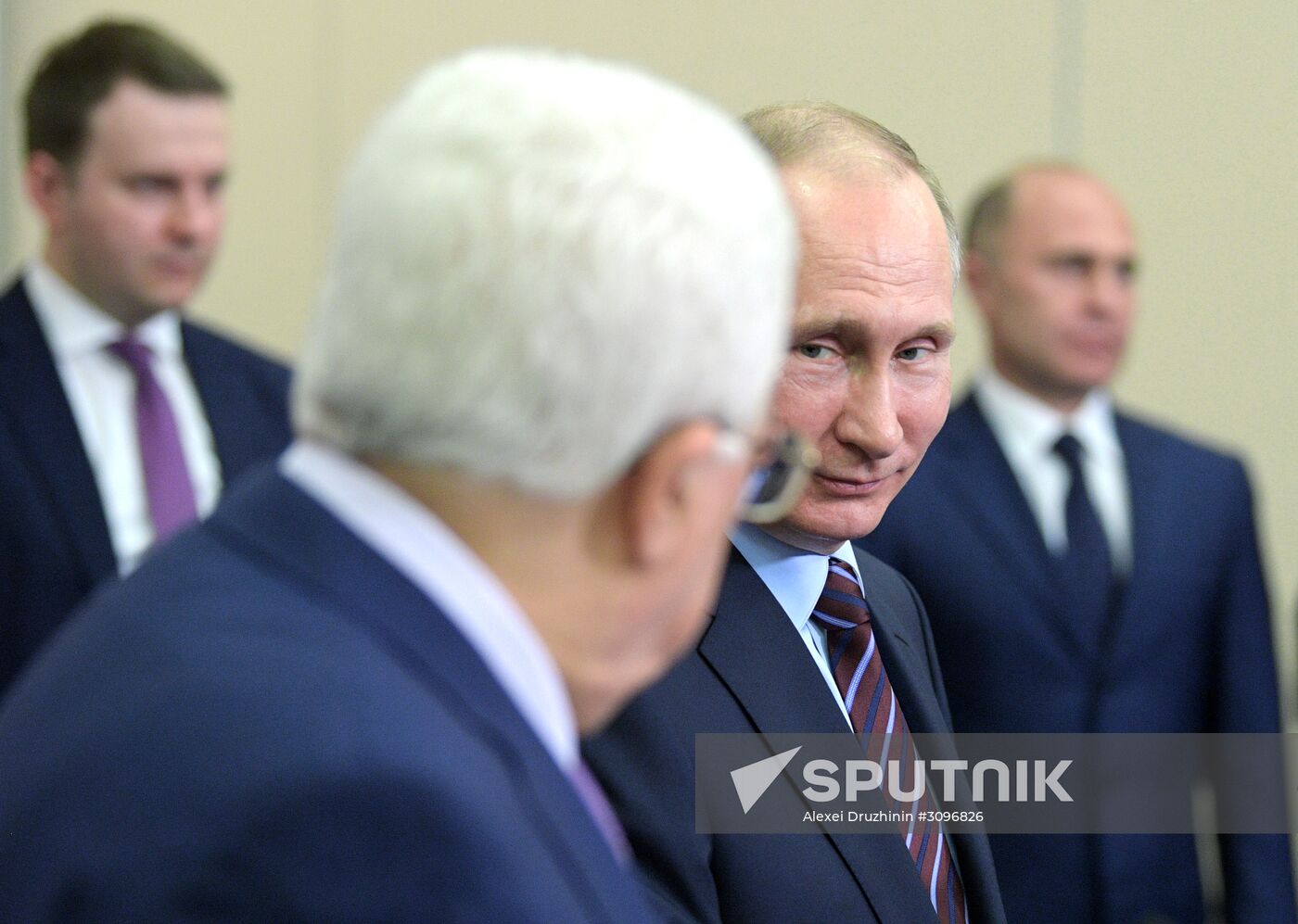 President Putin meets with Palestinian President Mahmoud Abbas